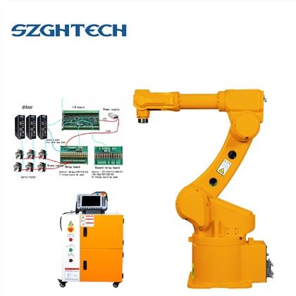 SZGH provide you with completely Robot solutionapplicated to welding, spray, yards , handling,grinding, loading and so on :
1）Universal economic of type can beapplied to sprayed, yards, handling, loading andunloading  
2) According to client'demand,we cancustomized to different application solution, and specification, size , different color for robot body too.