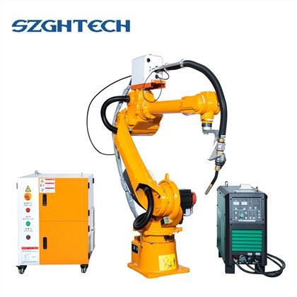 Seven-axis industrial robot welding processing system:
1) Can avoid certain targets;
2) Realize multi-directional welding of welded parts;
3) Reduced steps in the welding process;
4) Flexibility to adapt to some special work environments.