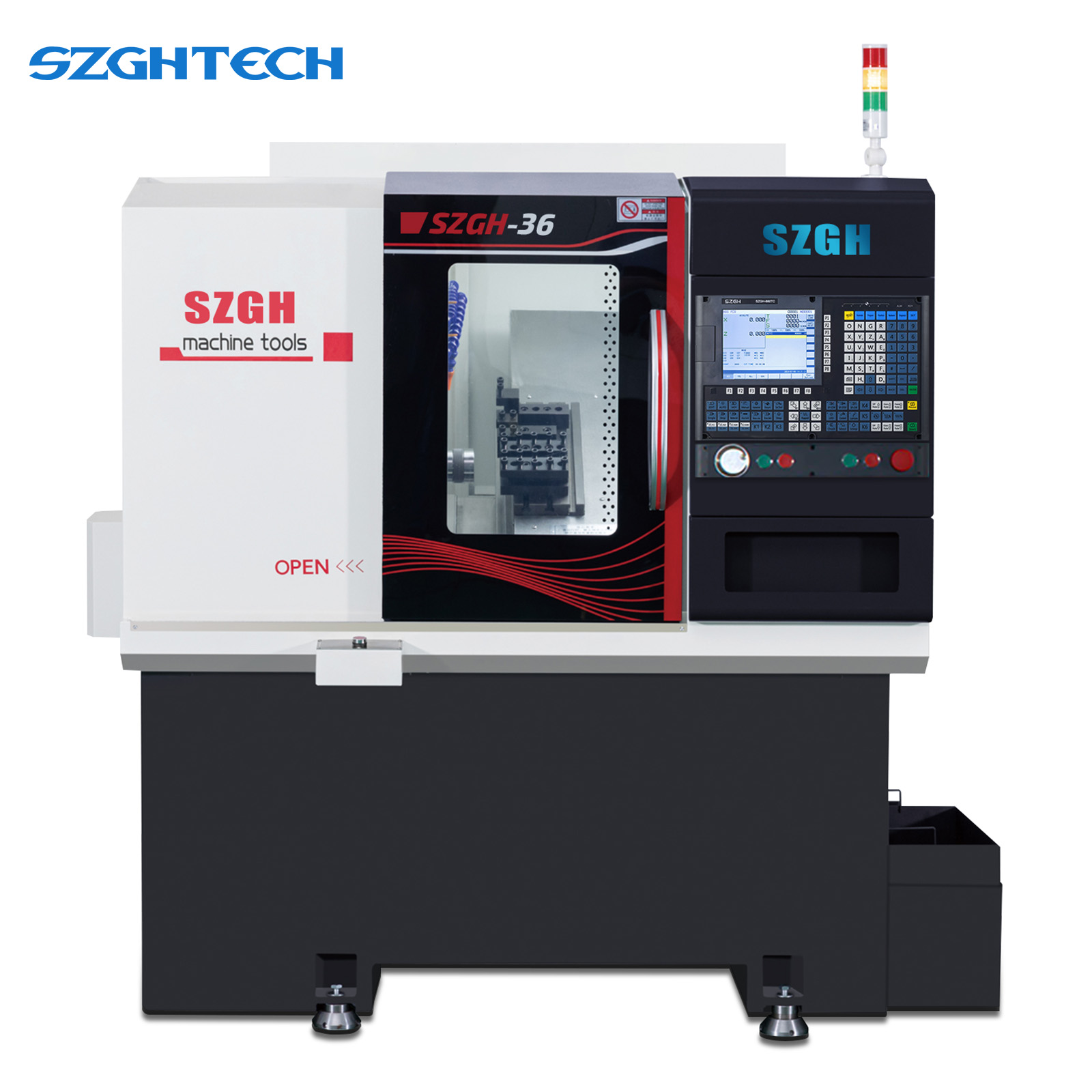 SZGH-36J lathe machine has strong vibration resistance and helps CNC machining